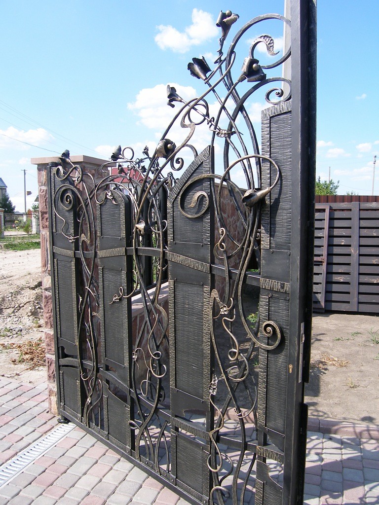 фото кованых ворот
